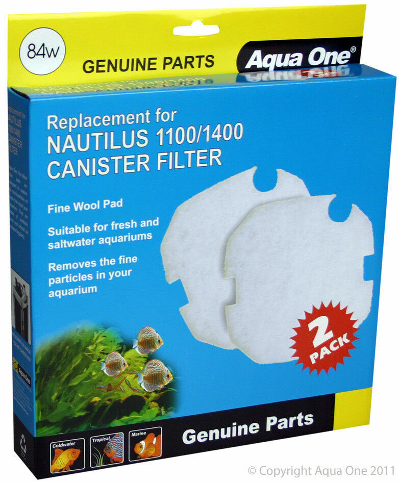 Aqua One Nautilus 1100/1400 Fine Floss Wool Replacement Part 84w