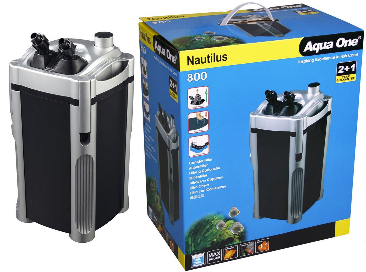 Aqua One Nautilus 800 External Canister Filter Value Pack