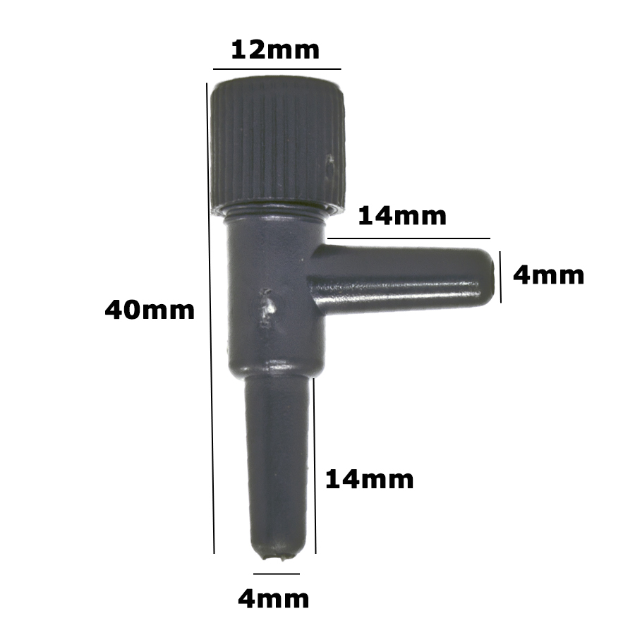 Airline Elbow Tap Valve 5 Pack (4mm)