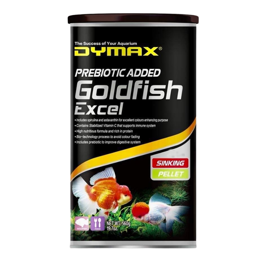 Dymax Goldfish Excel Premium Sinking Aquarium Fish Food 560g