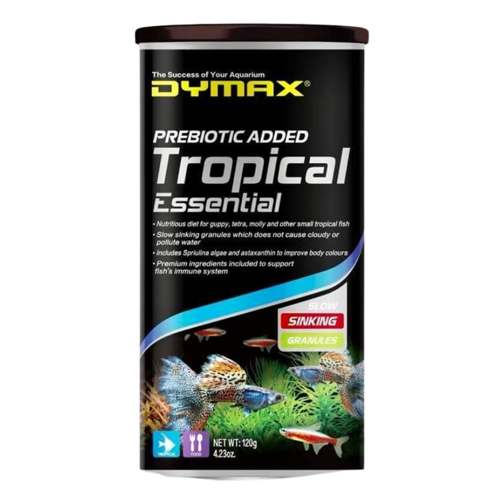Dymax Tropical Essential Fish Food Granules 120G
