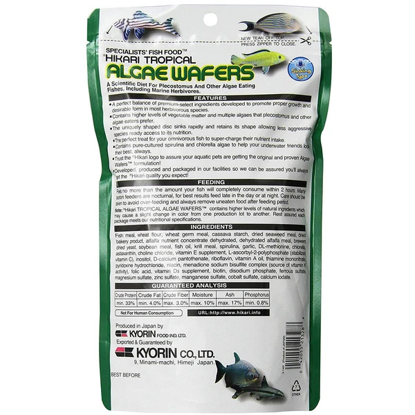 Hikari Tropical Algae Wafers  250g