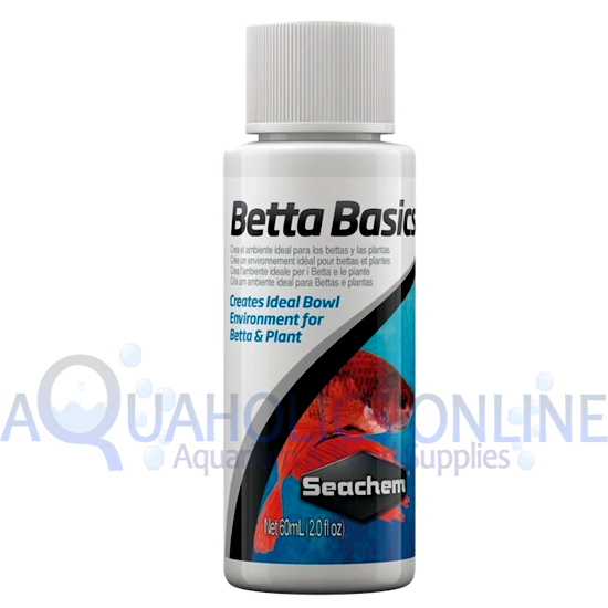 Seachem Betta Basics Fighting Fish Water Conditioner 60ml
