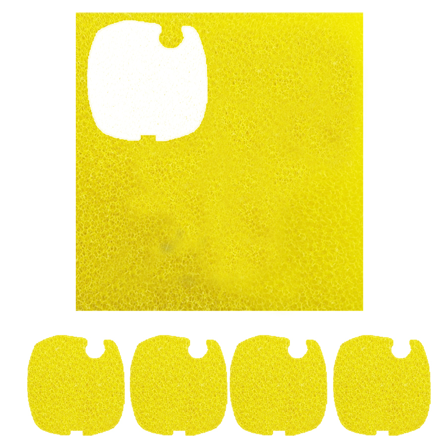 Biopro Yellow Filter Sponge Pad 48 x 48 x 5cm Fine 25ppi