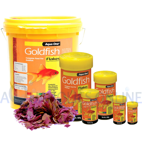 Aqua One Goldfish Flake Fish Food 500g