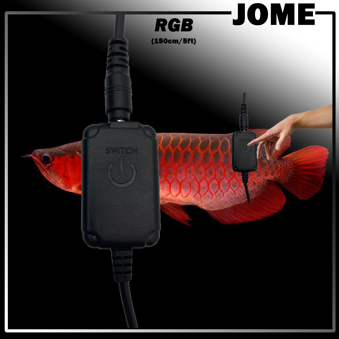 JOME Aquarium LED Light RGB Full Spectrum Fish Tank Lighting 5ft 150cm 60w