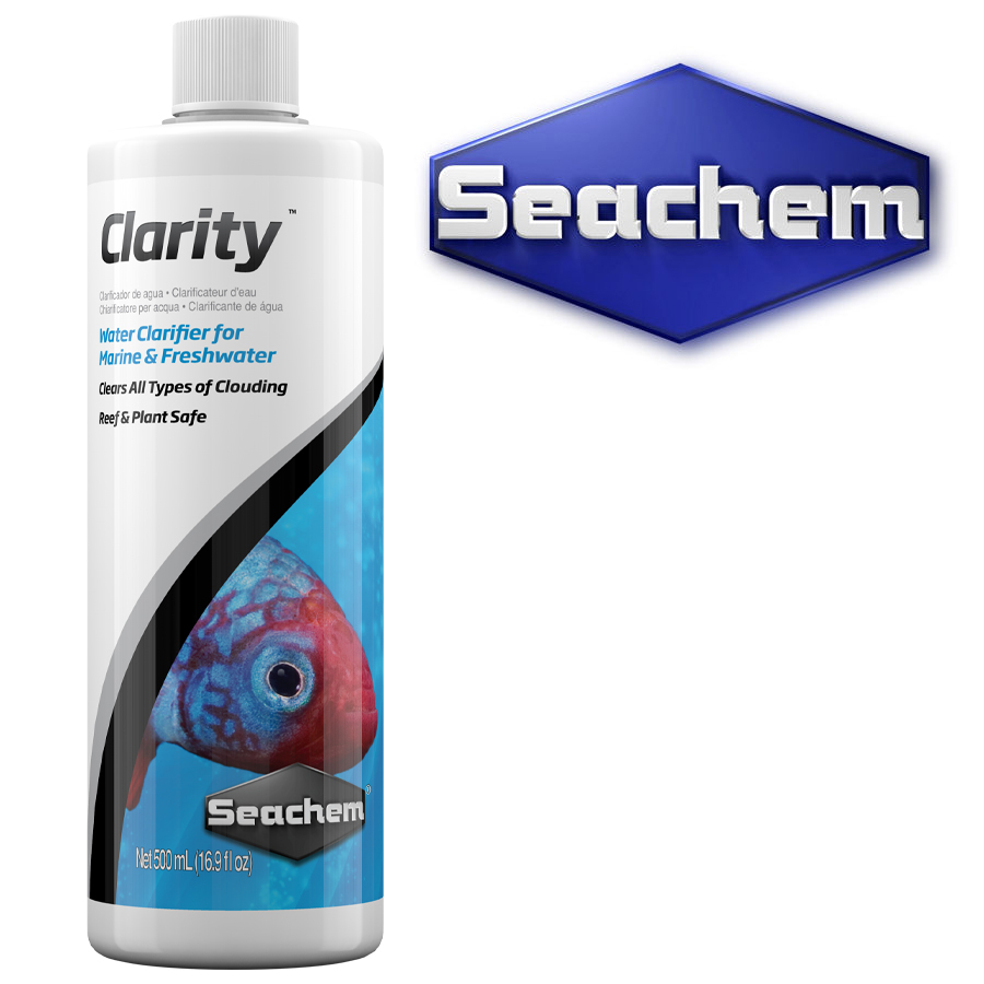 Seachem Clarity 250ml Clear Water Treatment Clarify Cloudy Aquarium Fish Tanks 