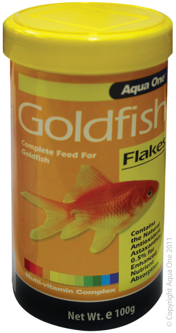 Aqua One Goldfish Flake Fish Food 180g