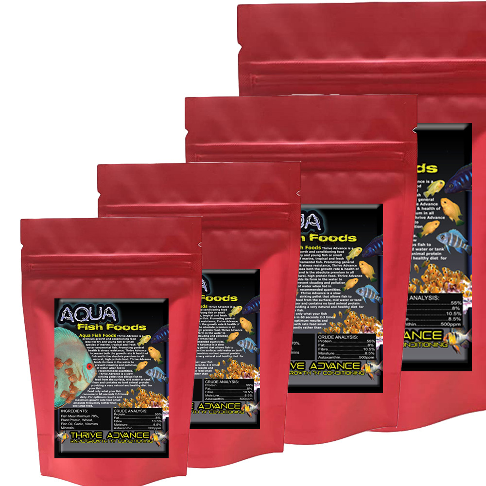 Aqua Fish Foods Thrive Tropical Marine Micro Fry Fishfood Pellet  100g Bag