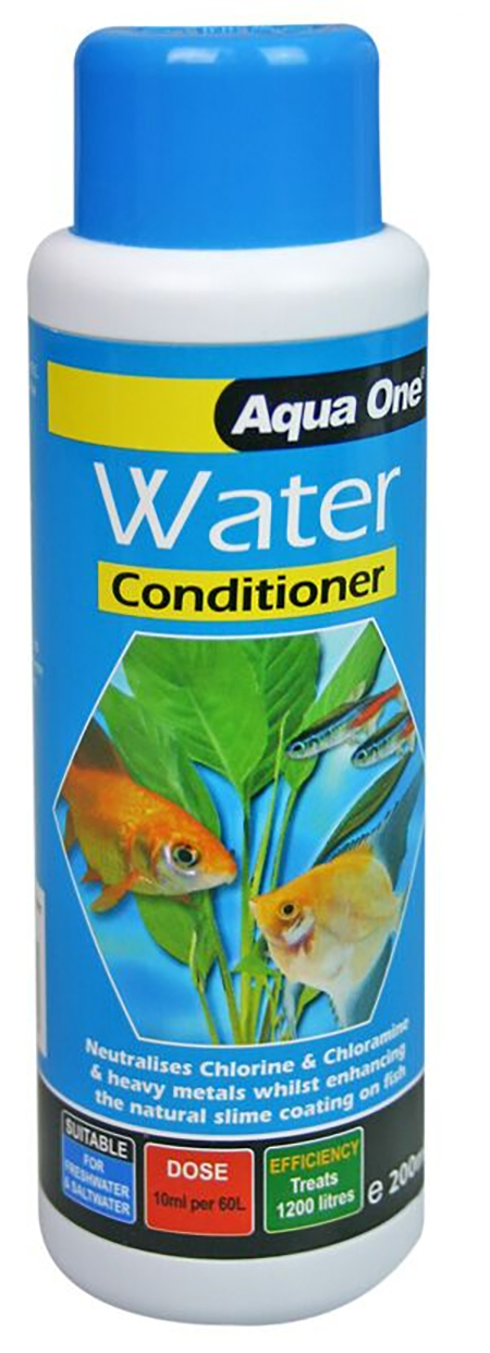 Aqua One Water Conditioner Aquarium Fish Tank Removes ...