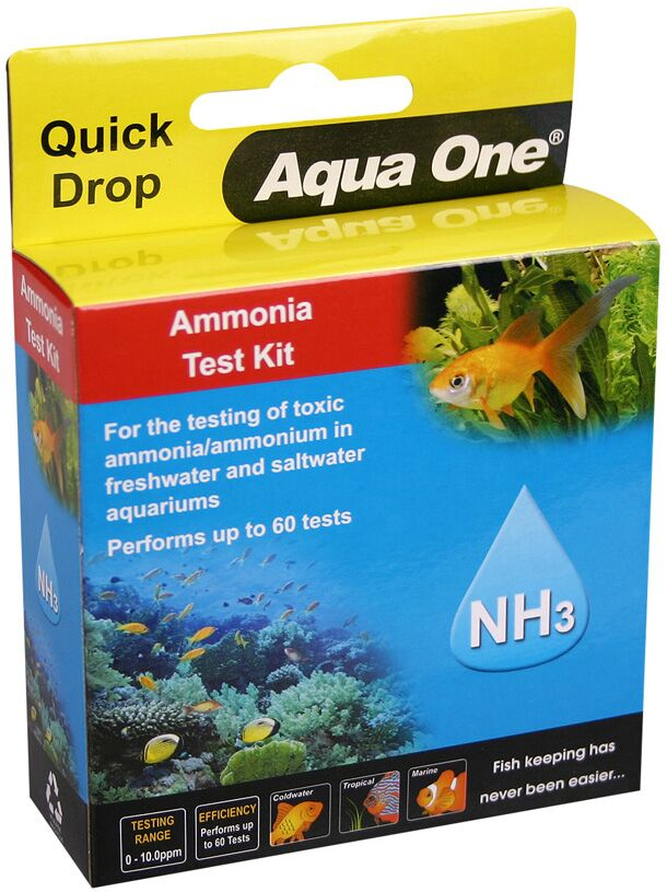 Aqua One Quick Drop Ammonia Test Kit