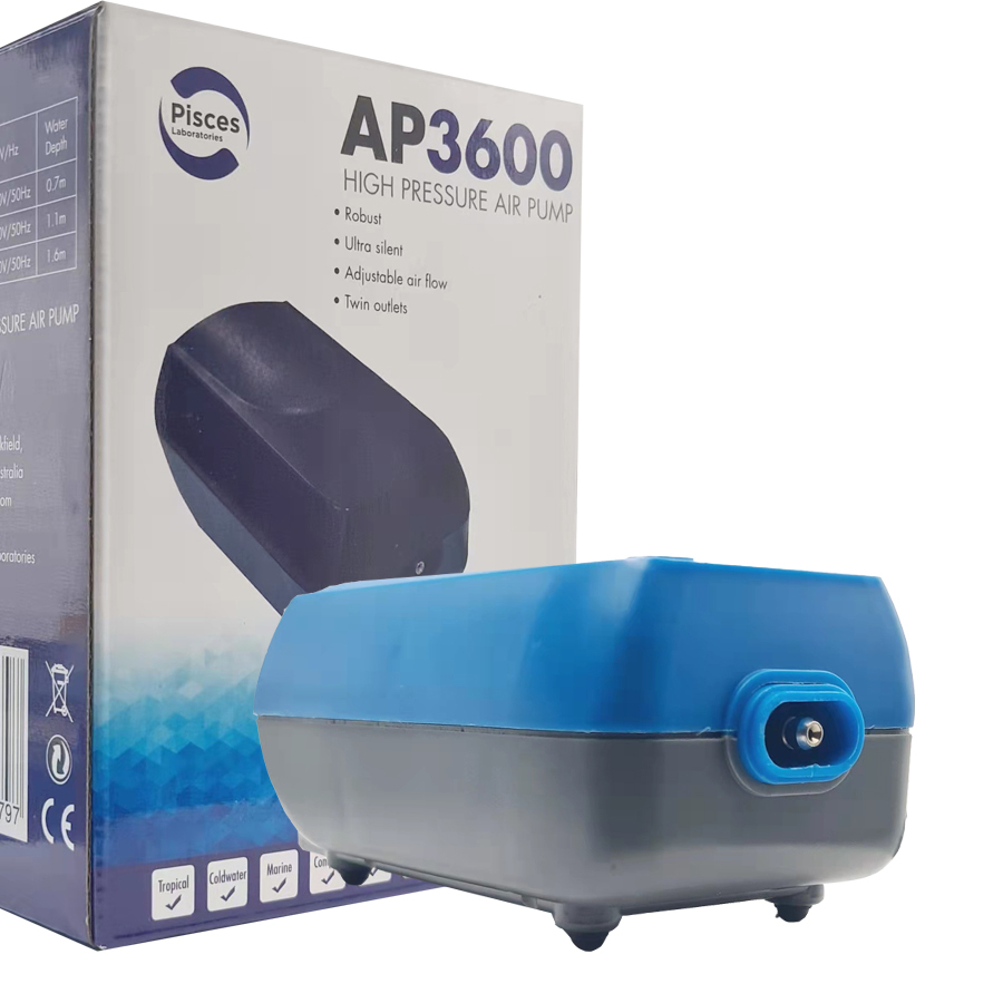Pisces Aquatics Air Pump Single Port AP3600 3600CC