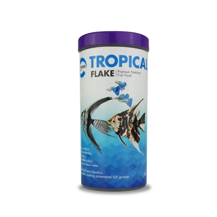 Piscies Tropical Fish Food Flake 180g Tub