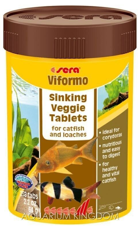 Sera Viformo - 64g / 100mL Bottom Feeder Tablets Fish Fodd