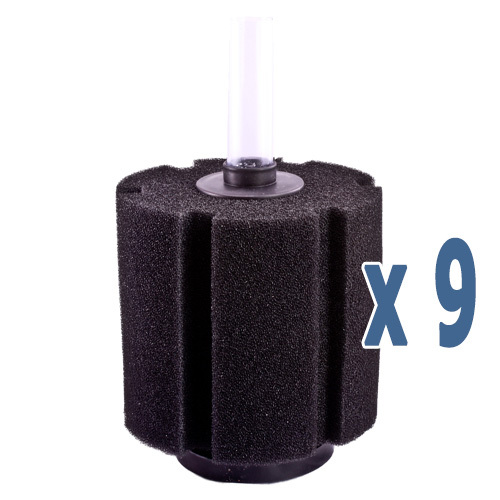 XY-380 Biological Aquarium Sponge Filter 9 Pack