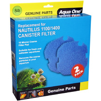 Aqua One Nautilus 1100/1400 Blue Sponge Replacement Part 84s