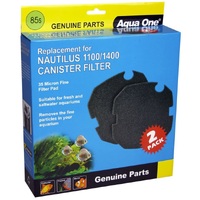 Aqua One Nautilus 1100/1400 Black Sponge Replacement Part 85s