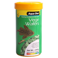 Aqua One Vege Algae Wafers Fish Food 200g
