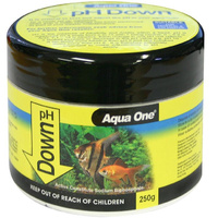 Aqua One Aquarium pH Down Powder Buffer 250g
