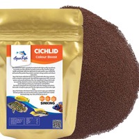 Aquarium Fish Food Cichlid Colour Boost Sinking Small 3Kg