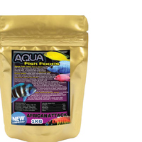 Aqua Fish Foods African Attack Large 1kg Bag