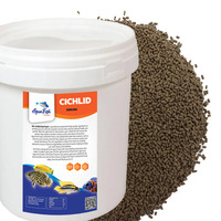 Fish Food Pellets Tropical Cichlid Native Fish Feed  Medium 10kg Bucket