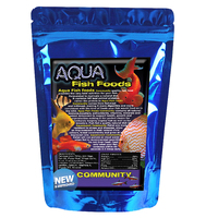 Aqua Fish Foods Community Bites 1kg Bag Premium Slow Sinking Pellet