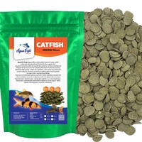 Aqua Fish Foods Vege Algae Disc Wafers Aquartium Catfish Fish Food 1Kg Bag 10mm