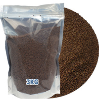  Aquarium Tank Pond Floating Fish Food Goldfish Koi Pellets 1.5mm 3Kg