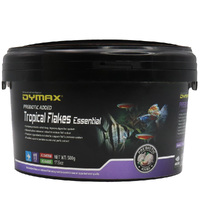 Dymax Tropical Cichlid Flakes Essentials Aquarium Fish food 500g