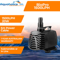 Biopro Amphibious Aquarium & Pond Water Pump 1500lph 20W
