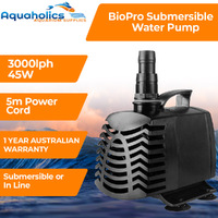 Biopro Amphibious Aquarium & Pond Water Pump 3000lph 45W