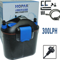 Hopar External Aquarium Fish Tank Canister Filter 300lph 