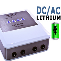 AC/DC Automatic Emergency Lithium Battery Air Pump 4 Outlet 