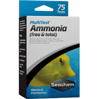 Seachem MultiTest: Ammonia 75 Tests