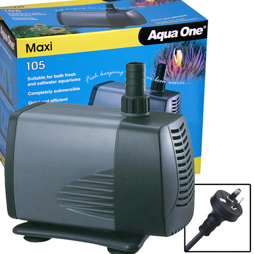 Aqua One Maxi 105 Submersible Water Pump 2500lph