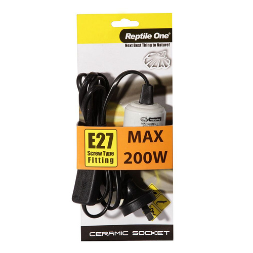 Reptile One Heat Lamp Ceramic socket 200w E27