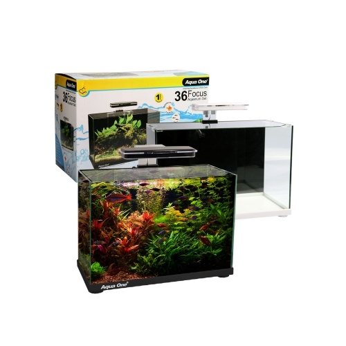 Aqua One Focus 36 Aquarium Kit White