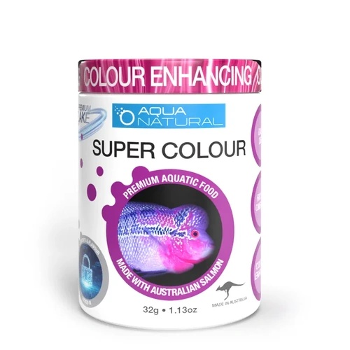 Aqua Natural Super Colour Flake 32g – Premium Australian Made Fish Food