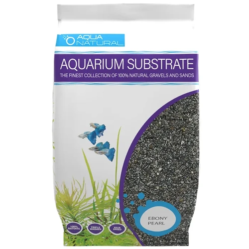 Aqua Natural Ebony Pearl Premium River Gravel Substrate 4.5kg