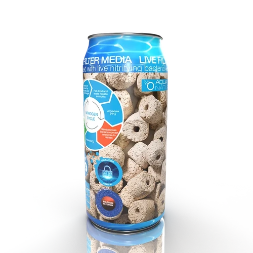 Aqua Natural Live Ceramic Rings 500ml Can