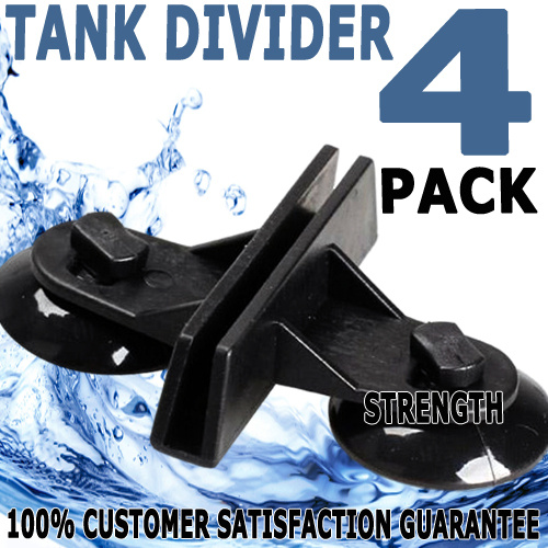 Suction Cup Tank Divider 4 Pack