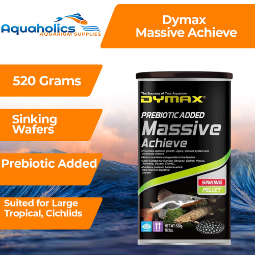 Dymax Massive Achieve  Sinking Wafers Aquarium Fish Food 520g