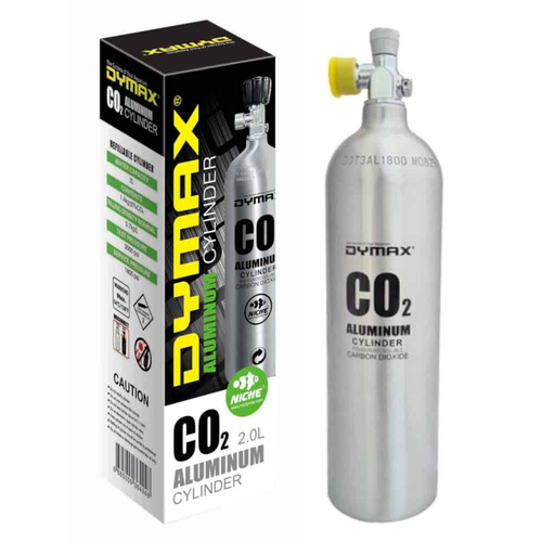 Dymax Co2 Aluminium 2L Cylinder Empty Canister