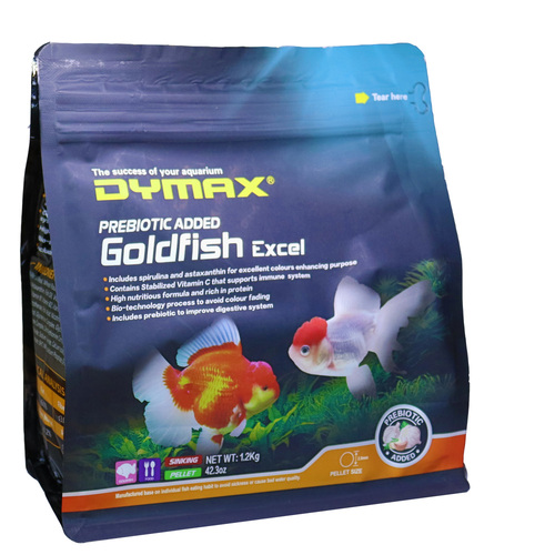 Dymax Goldfish Excel Premium Sinking Aquarium Fish Food 1.2Kg