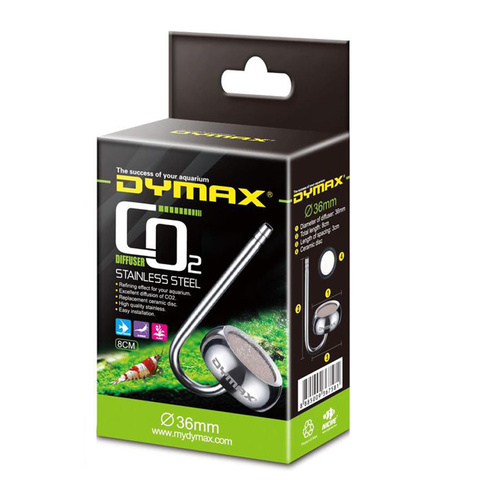 Dymax Stainless Street CO2 Diffuser 8cm/36mm Aquascape Planted Freshwater Tank