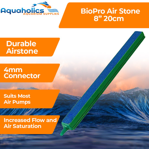Biopro Aquarium Fish Tank Bubble Wall Air Stone Bar 8"  25cm