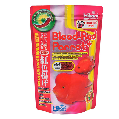 Hikari Blood Red Parrot + Pellets Mini 600g