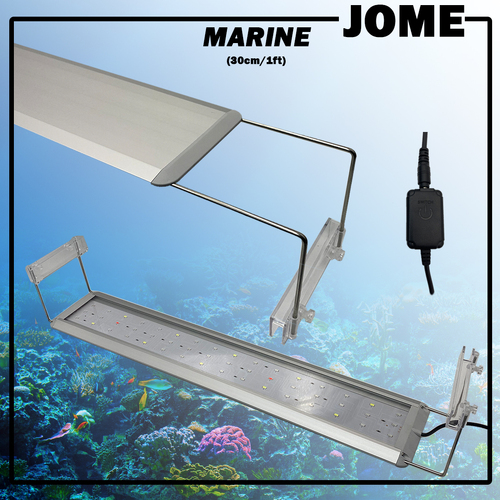 JOME Aquarium Moonlight LED Light Marine Full Spectrum Fish Tank Lighting 1ft 30cm 12w