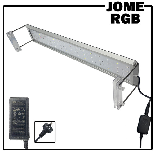 JOME Aquarium LED Light RGB Full Spectrum Fish Tank Lighting 2ft 60cm 24w